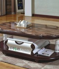 Hình ảnh: Bàn trà mặt đá hình OVAL nhập khẩu cao cấp TS126