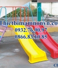 Hình ảnh: Cầu trượt hai máng cho bé vui chơi thỏa thích