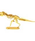 Hình ảnh: Mô hình kim loại gold lắp ghép Hóa Thạch T Rex