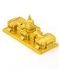 Hình ảnh: Mô hình kim loại gold lắp ghép.lâu đài vàng