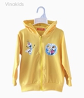 Hình ảnh: Áo khoác bé gái Elsa màu vàng