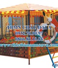 Hình ảnh: Nhà banh lục giác lớn cổng con thỏ siêu dễ thương