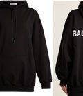 Hình ảnh: Áo khoác nữ Balenciaga hooded sweatshirt black