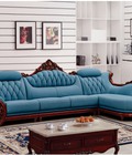 Hình ảnh: Sofa cổ điển góc chữ L nhỏ gọn cho chung cư cao cấp giá rẻ 