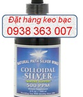 Hình ảnh: Keo bạc Colloidal Silver, 500 PPM diệt vi khuẩn, vi rút , viêm nhiễm, đau mắt đỏ,tăng cường miễn dịch