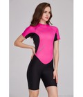 Hình ảnh: Bộ Bơi Liền Giữ Nhiệt Nữ Wetsuit Sbart 1055 Đen Hồng
