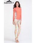Hình ảnh: Bộ Áo Quần Bơi Dài Nữ Sbart 925 Cam Hông Hoa