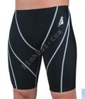 Hình ảnh: Quần Bơi Lửng Nam Sbart SB303 Đen Chỉ Trắng
