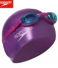 Hình ảnh: Bộ kính mũ trẻ em Speedo Jet 6 14 tuổi Tím