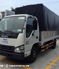Hình ảnh: Xe tải ISUZU 2.4 tấn thùng mui bạt QKR55F gái siêu ưu đãi