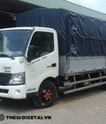 Hình ảnh: Đại lý xe tải Hino 3.8 tấn thùng bạt XZU720L hỗ trợ vay ngân hàng 80%