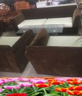 Hình ảnh: Thanh lý bộ sofa cũ vải màu nâu