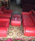 Hình ảnh: Thanh lý bộ sofa cũ simili cao cấp màu đỏ giá rẻ