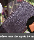 Hình ảnh: Tuyển tập các mẫu ví nam cầm tay da bò handmade đẹp mắt