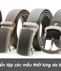Hình ảnh: Tuyển tập các mẫu thắt lưng da bò lịch lãm 2018