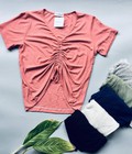 Hình ảnh: Áo thun croptop rút dây