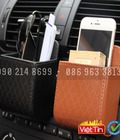 Hình ảnh: Túi đựng điện thoại mini trên xe hơi, giả da cực bền