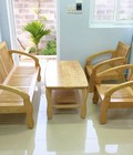 Hình ảnh: Bộ bàn ghế salon gỗ sồi 