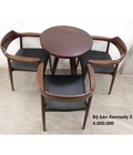 Hình ảnh: Bàn ăn Kennedy gỗ cao su tự nhiên