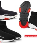 Hình ảnh: Giày thể thao Balenciaga Speed Trainer Black Red cho cả nam và nữ