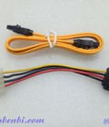 Hình ảnh: Combo Bộ sản phẩm: Dây cáp nguồn và cáp ổ cứng SATA máy bàn PC