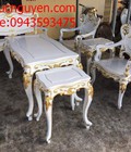 Hình ảnh: Bộ Ghế Louis Thiếp Vàng Sang Trọng