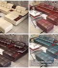 Hình ảnh: Bàn ghế sofa da góc chữ L AmiA SFD124 đẳng cấp và thời thượn