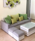 Hình ảnh: Ghế sofa văng đẹp 3 chỗ màu ghi AmiA SFN113 hiện đại