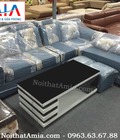 Hình ảnh: Bàn trà gỗ mặt kính đen sang trọng AmiA BTR 142