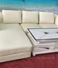 Hình ảnh: Sofa da góc nhỏ xinh đẹp hiện đại thiết kế đơn giản AmiA SFD