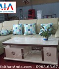 Hình ảnh: Mâu bàn trà gỗ mặt kính cao câp BTR 136