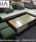 Hình ảnh: Phong cách đơn giản với mẫu bàn trà sofa gỗ kính AmiA BTR 13
