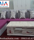 Hình ảnh: Mẫu bàn trà sofa gỗ mặt đá đế inox BTR 138