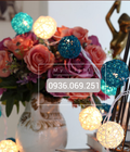 Hình ảnh: Dây đèn trang trí tiệc cưới - Đèn bóng mây bộ xanh Tiffany