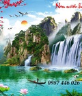 Hình ảnh: Tranh gạch trang tri phong cảnh thác nước