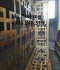 Hình ảnh: Vách ngăn CNC sơn tĩnh điện giả cổ trang trí phòng thờ