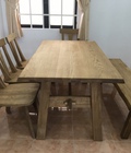 Hình ảnh: Bộ bàn ăn gỗ Sồi 