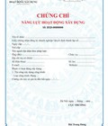 Hình ảnh: Dịch vụ cấp chứng chỉ năng lực tổ chức hạng 1 nhanh nhất