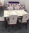 Hình ảnh: Bộ bàn ăn mặt đá nhập khẩu giá rẻ tại HCM TD859-13