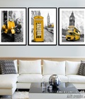 Hình ảnh: Tranh phong cảnh nước ngoài bộ 3 tấm khung hiện đại AmiA 148