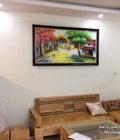 Hình ảnh: Tranh phong cảnh sơn dầu phố cổ mùa Thu TSD 401