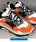 Hình ảnh: Giày thể thao Balenciaga Triple S Orange cực cá tính