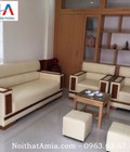 Hình ảnh: Sofa phòng làm việc chất liệu gỗ sồi AmiA SFD 085