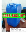 Hình ảnh: Can nhựa , can nhựa tròn, can nhựa hóa chất, can nhựa 5L, can nhựa 10L, can nhựa 20L, can nhựa 22l vuông