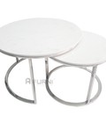 Hình ảnh: TS NESTED-75 Bàn Sofa Cặp Mặt Đá