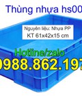 Hình ảnh: Thùng nhựa Hs007, thùng nhựa đặc hs007 giá rẻ, thùng nhựa, thùng chứa HS007, thùng nhựa đặc có nắp HS007, sóng nhựa đặc 