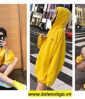 Hình ảnh: Áo khoác nữ Balenciaga Hoodie yellow giá sale