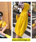 Hình ảnh: Áo khoác nữ Balenciaga Hoodie yellow giá sale