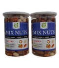 Hình ảnh: Hạt mix : hỗn hợp 4 loại hạt: quả óc chó, hạt dẻ cười, hạt hạnh nhân, hạt macca chưa tách vỏ