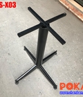 Hình ảnh: Chân bàn trụ sắt chữ thập CS-X03